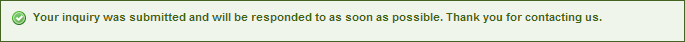 Magento Contact Form Submission Success Notification Message